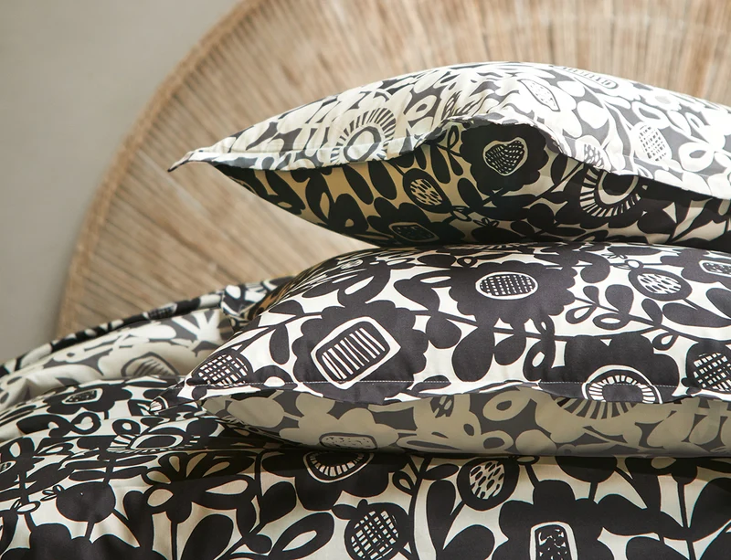 KUKKIA Graphite - Percale de coton