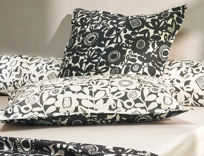 KUKKIA Graphite - Percale de coton