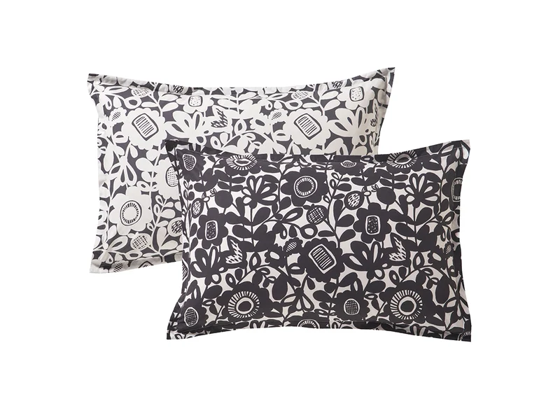 KUKKIA Graphite - Percale de coton