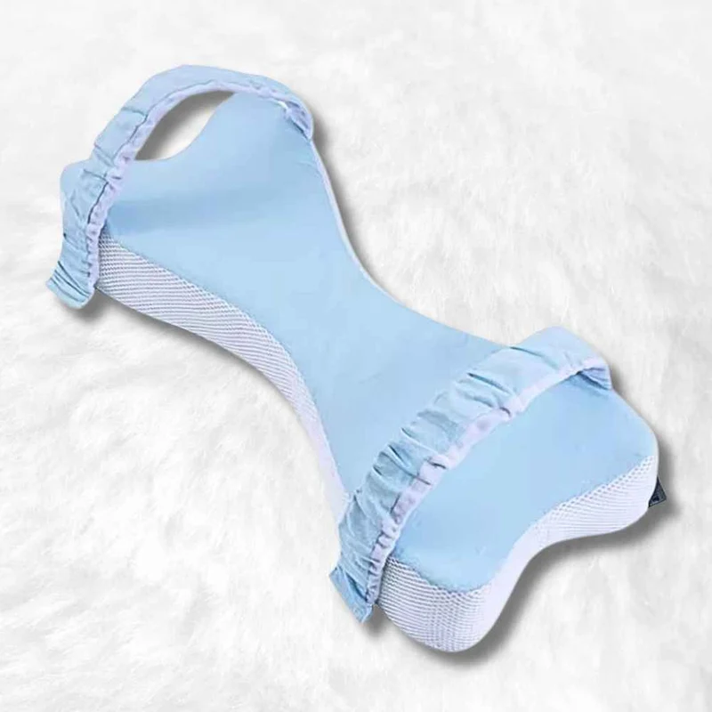 Coussin entre les Jambes pour Dormir bleu !