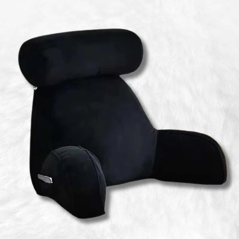 Coussin de Lecture à Accoudoirs Noir !