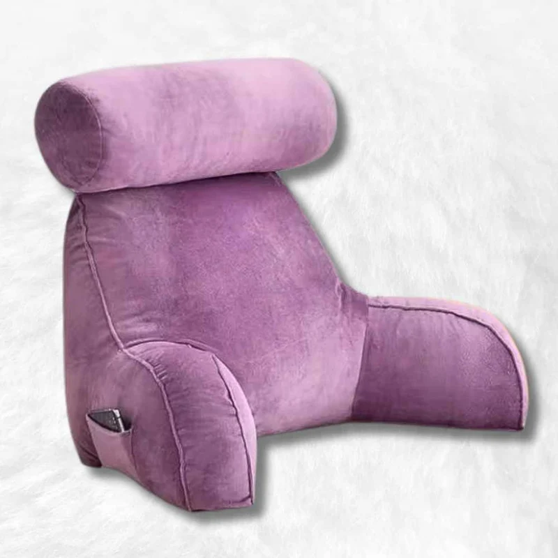 Coussin de Lecture à Accoudoirs Violet !