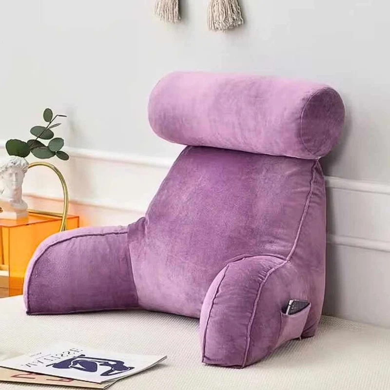 Coussin de Lecture à Accoudoirs Violet !