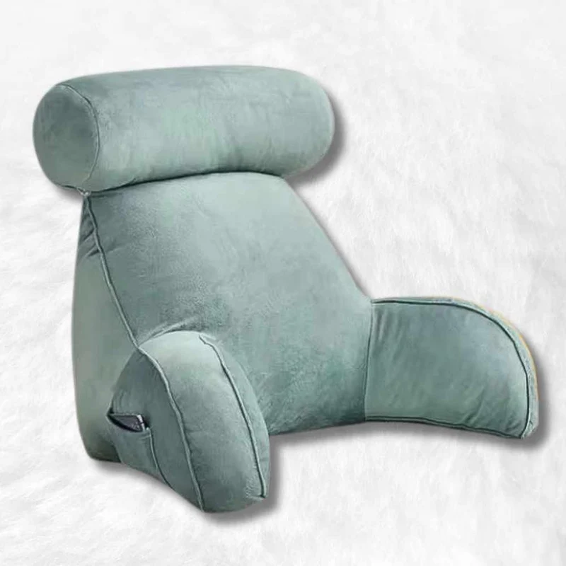 Coussin de Lecture à Accoudoirs Bleu !