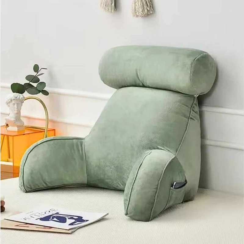 Coussin de Lecture à Accoudoirs Vert !
