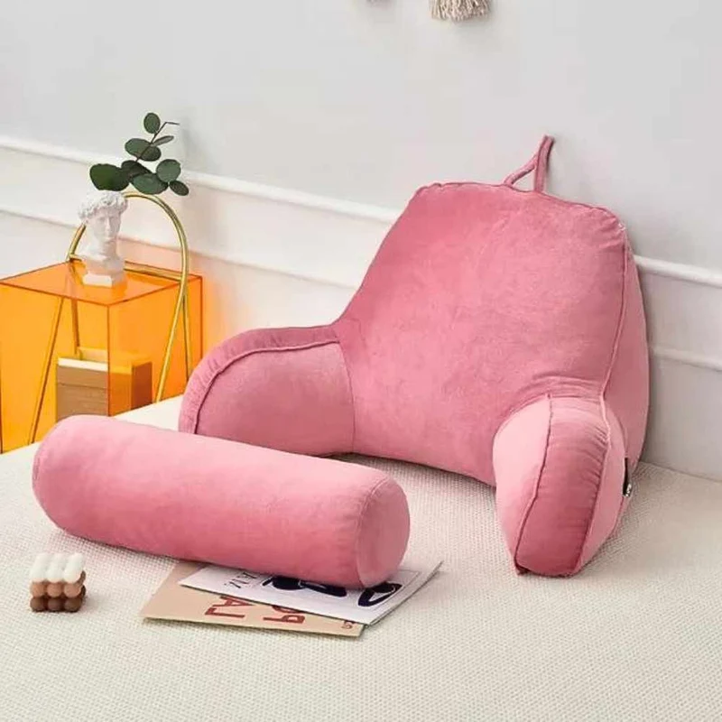 Coussin de Lecture à Accoudoirs Rose !