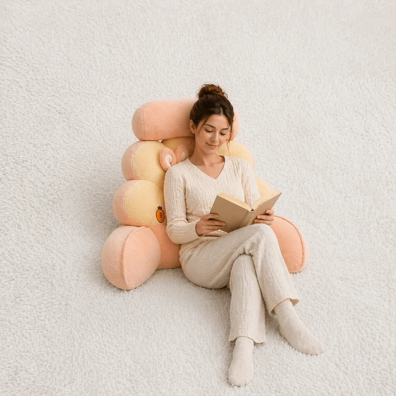 Coussin de Lecture Mignon Lapin !
