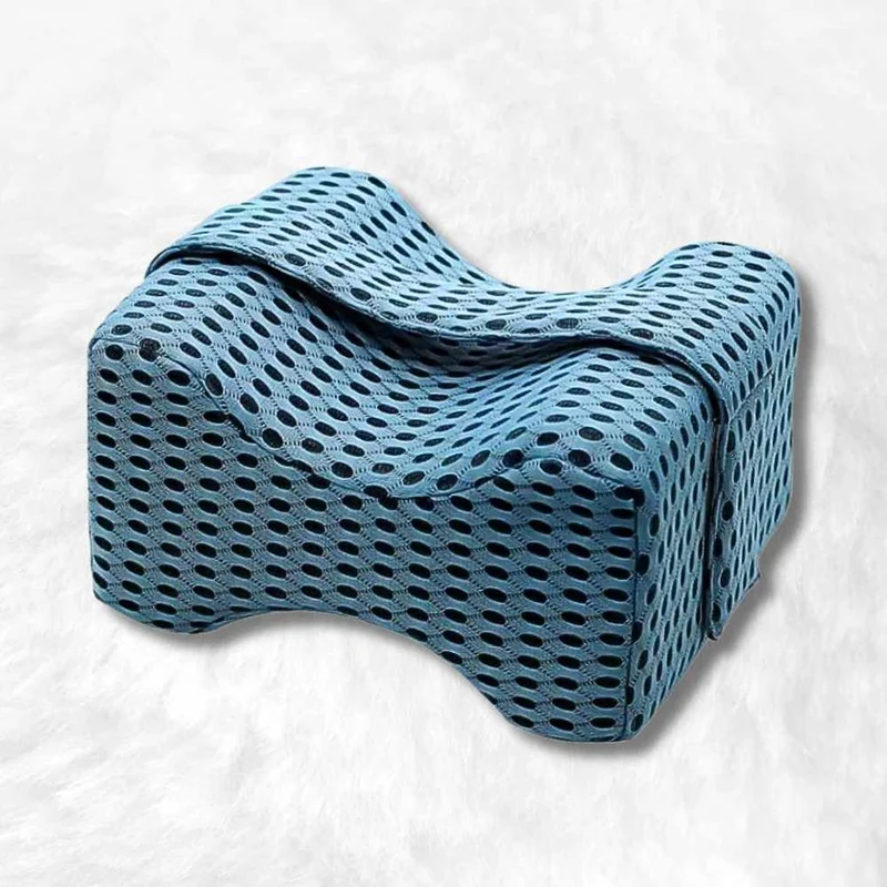 Coussin Genoux Nuit Pharmacie bleu !