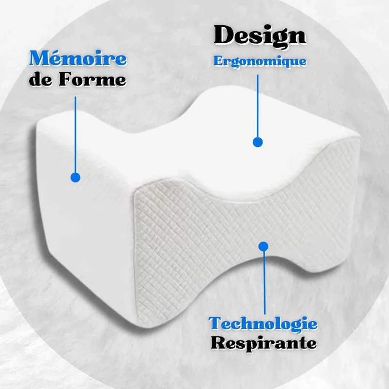 Coussin Genoux pour la Nuit Pharmacie blanc !