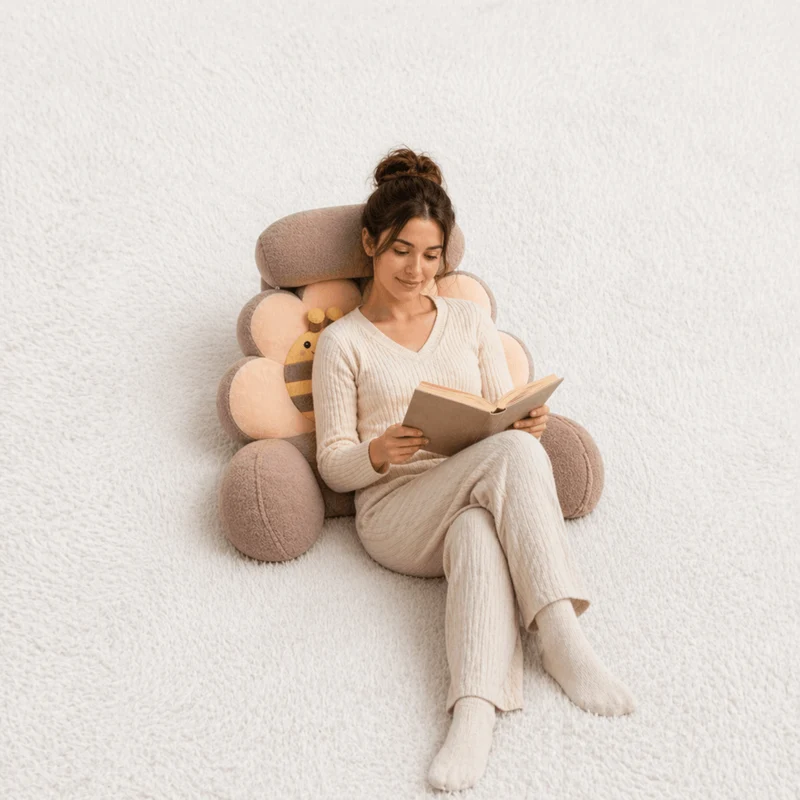 Coussin de Lecture Mignon Abeille !
