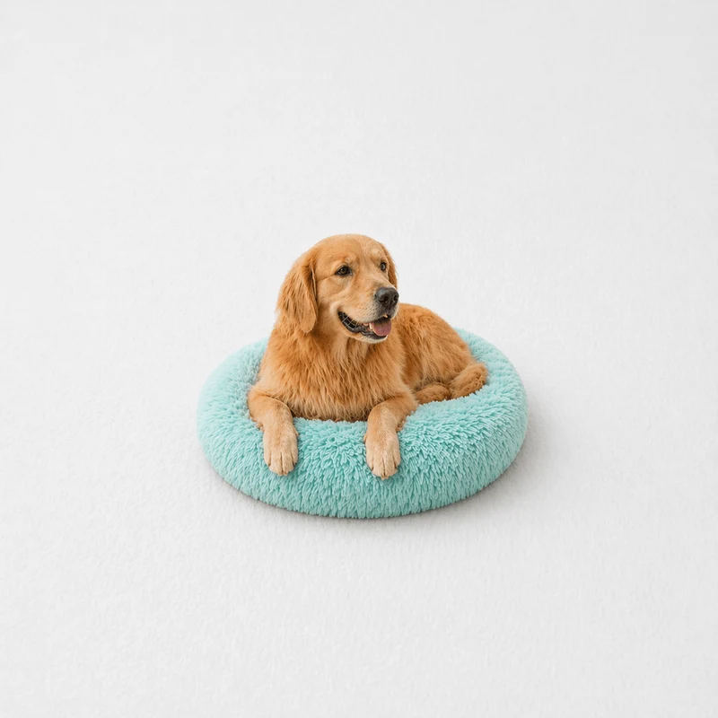 Coussin Anti-stress pour Chien Bleu Pastel !