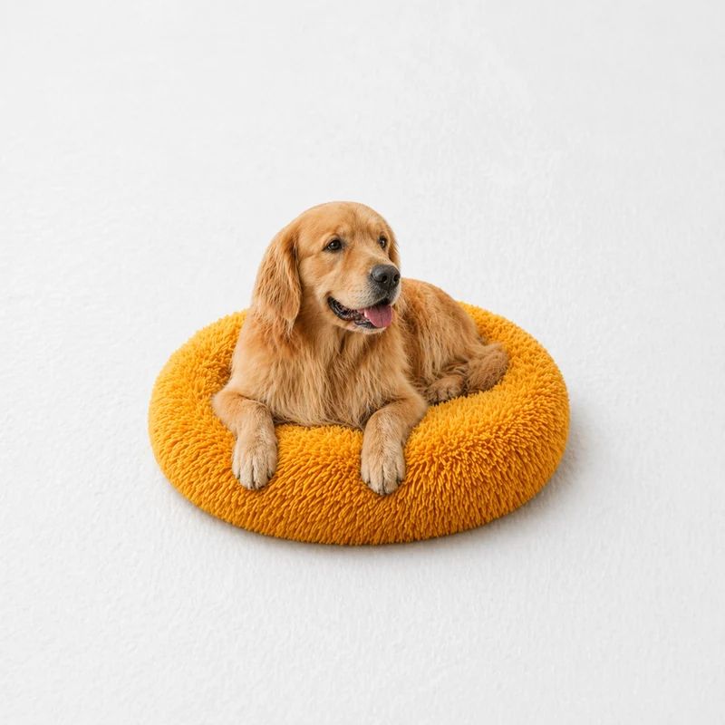 Coussin Anti-stress pour Chien Jaune !