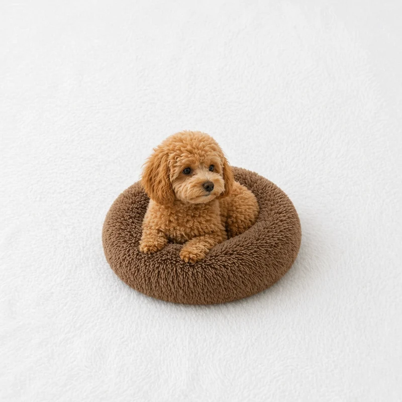 Coussin Anti-stress pour Chien Marron !