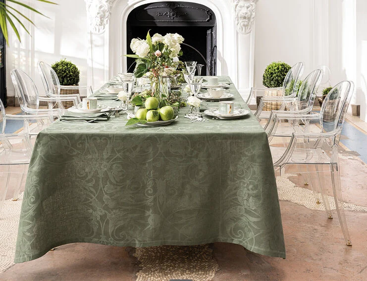 Nappe 100% lin - TIVOLI Verveine