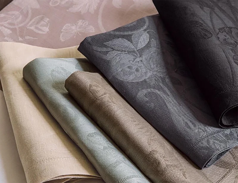 Nappe 100% lin - TIVOLI Rose Poudré