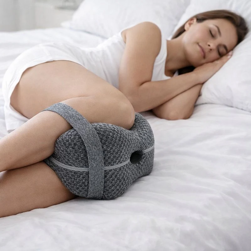 Coussin Ergonomique pour genoux gris !