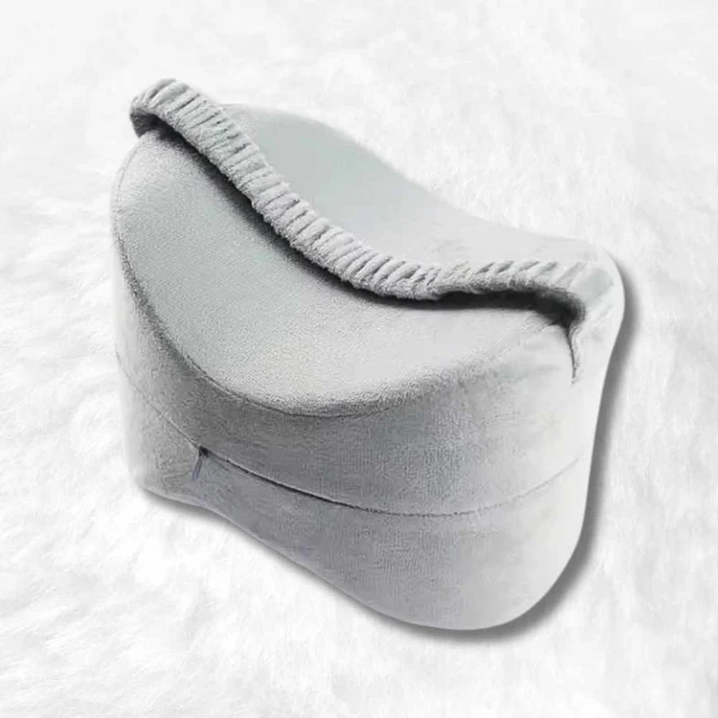 Coussin genoux à mémoire de forme gris !
