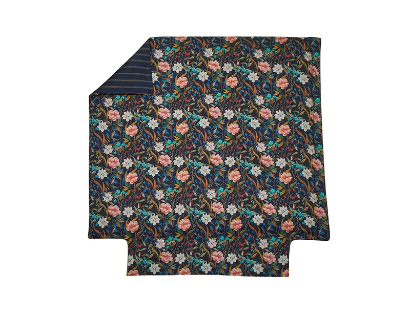 Housse de couette Satin de coton - GIARDINO Nuit