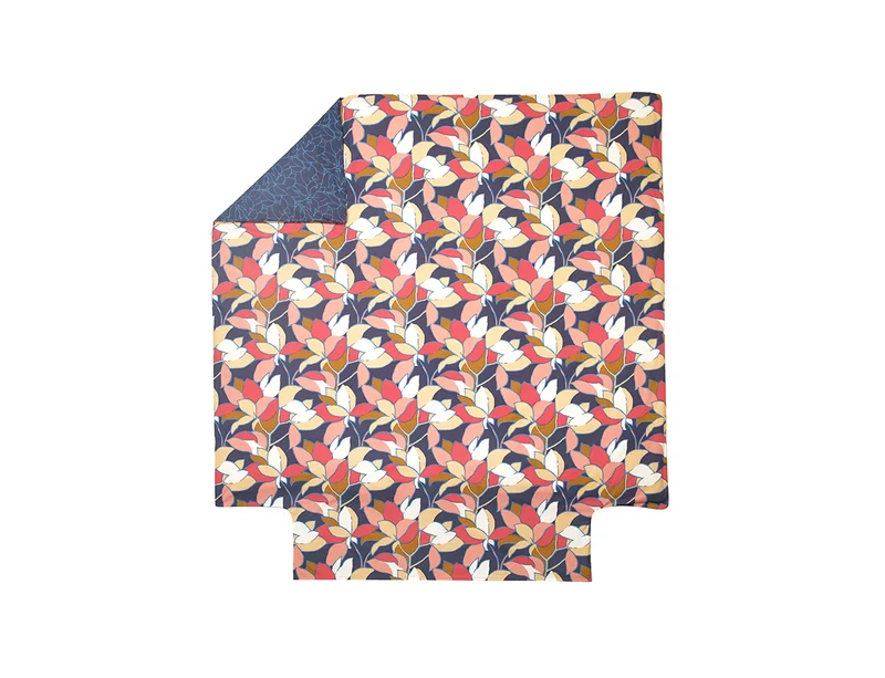 Taie de traversin Percale de coton - UTOPIA Cobalt