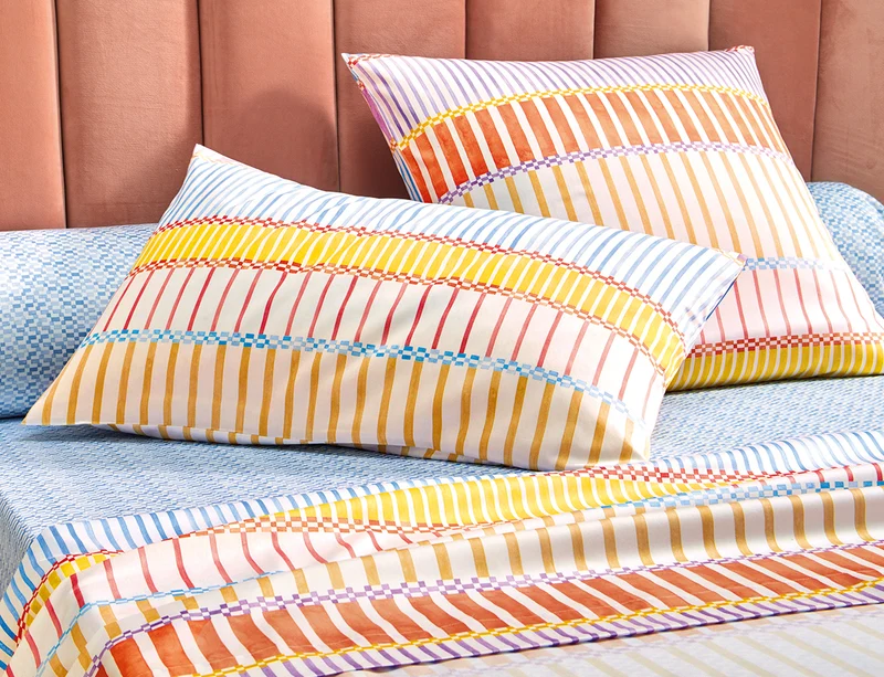 PORTOFINO Pastel - Satin imprimé