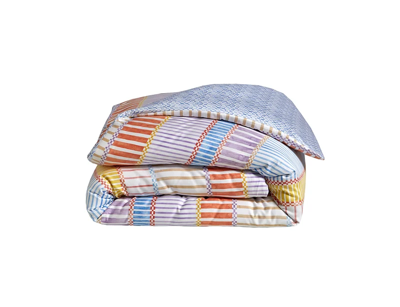 Housse de couette Satin imprimé - PORTOFINO Pastel