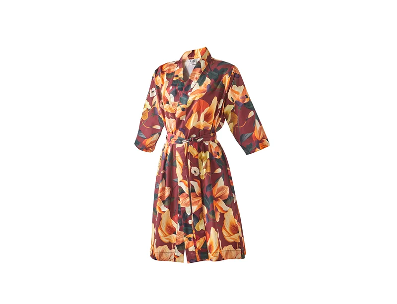 Housse de couette Satin de coton - RHAPSODIE Grenat