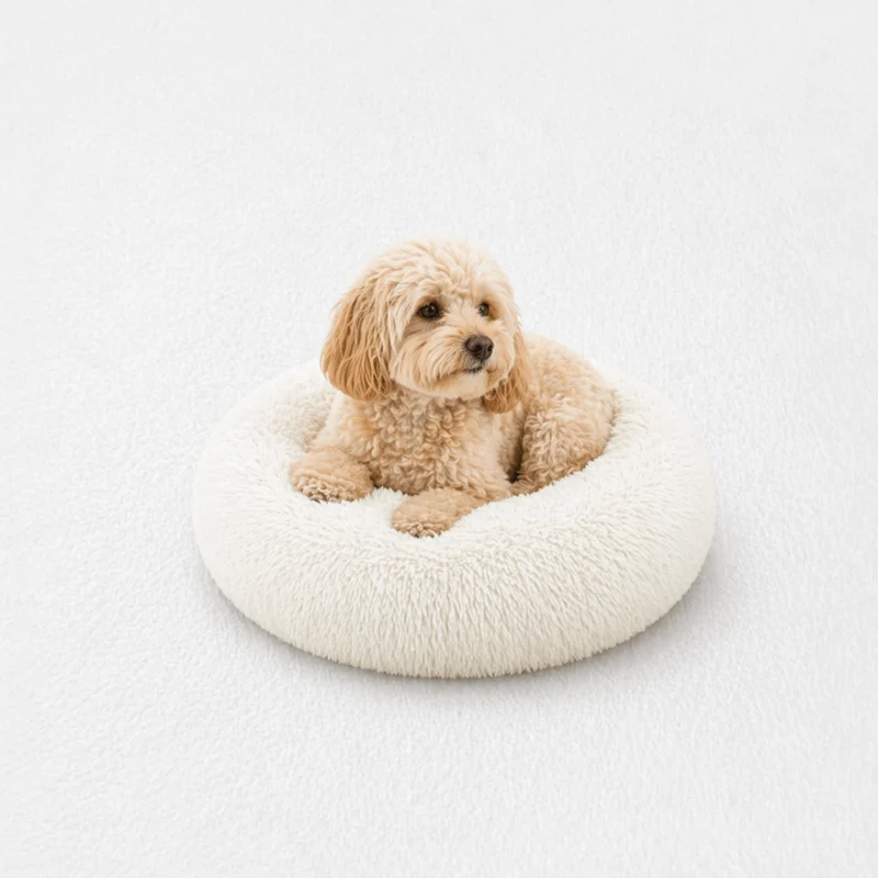 Coussin Anti-stress pour Chien Blanc !