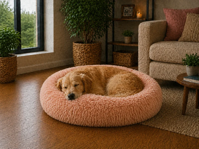 Coussin Anti-stress pour Chien Saumon !