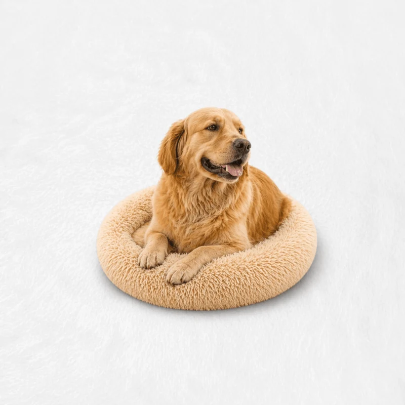 Coussin Anti-stress pour Chien Beige !