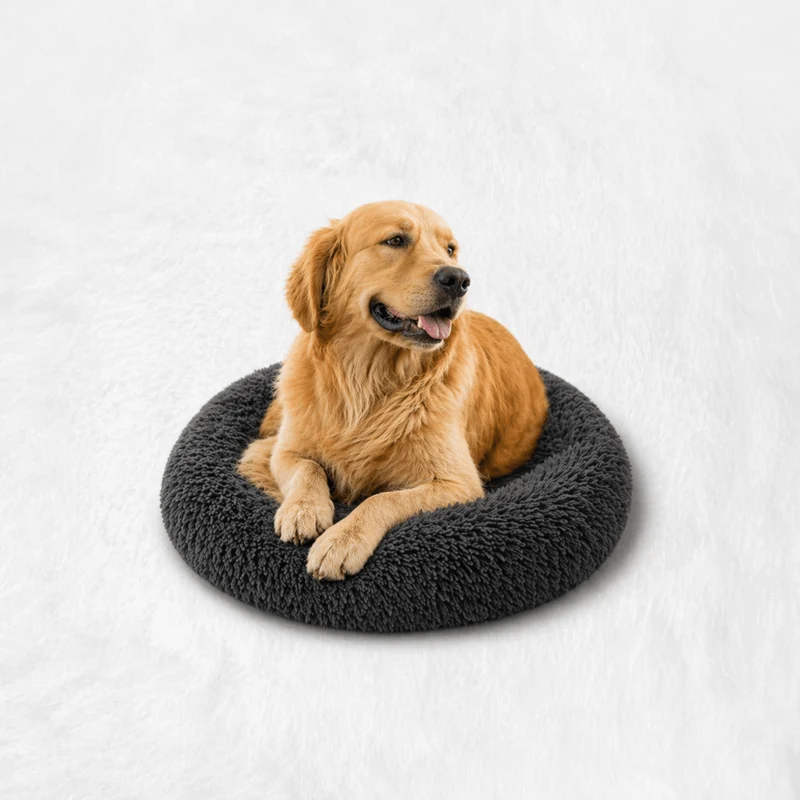 Coussin Anti-stress pour Chien Gris foncé !