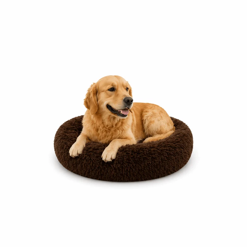 Coussin Anti-stress pour Chien Marron Foncé !