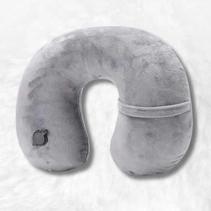 Coussin Avion Gonflable gris !
