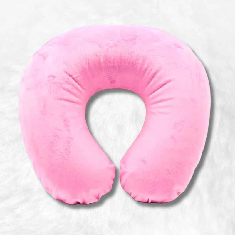 Coussin Avion Gonflable rose !
