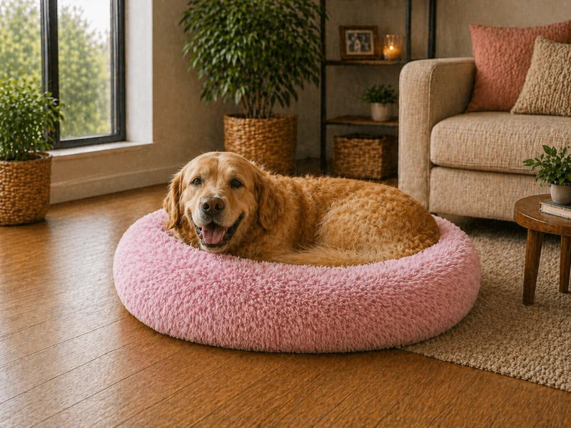 Coussin Anti Stress pour Chien Rose !