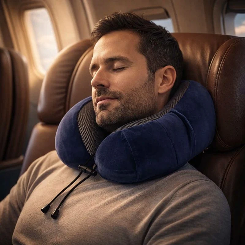 Coussin de Voyage Mémoire de Forme marine !