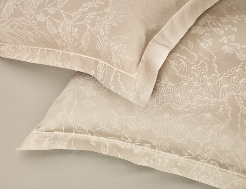 ODYSSÉE Chanvre - Satin Jacquard