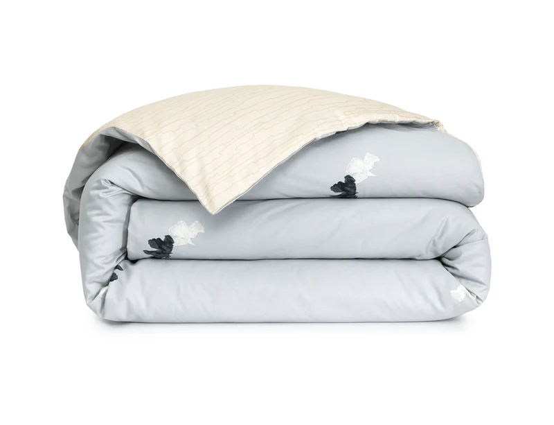 MOONFLOWER Gris - Satin de coton