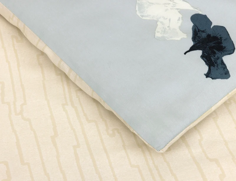 MOONFLOWER Gris - Satin de coton