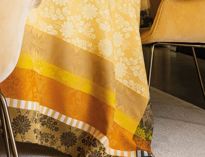 Nappe Enduite Coton jacquard - GIPSY Désert