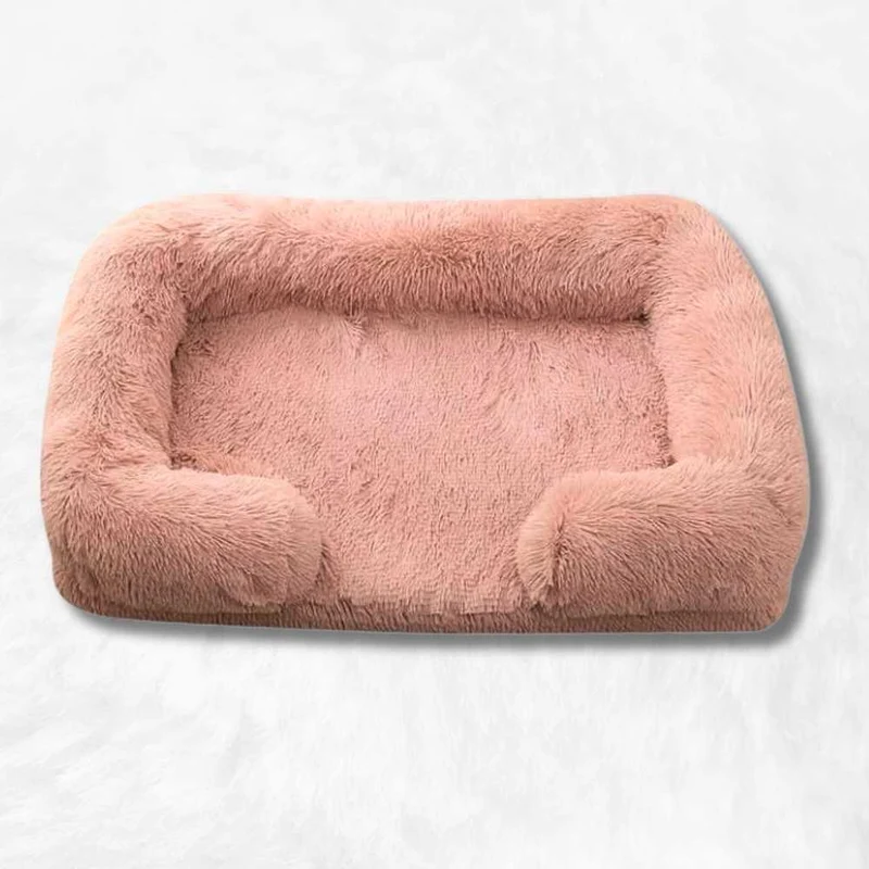 Coussin chien Anti-stress & Déhoussable rose