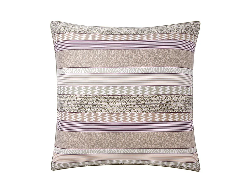 Taie d'oreiller Satin de coton - K STRIPE Beige