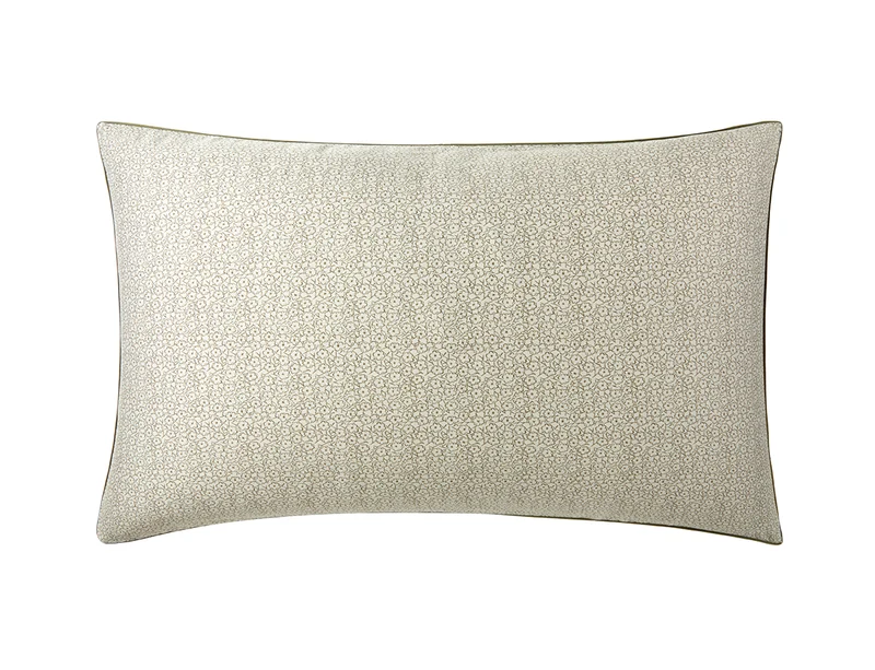 Taie d'oreiller Satin de coton - K STRIPE Beige