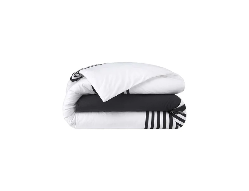 Housse de couette Jersey biologique - L BAYADERE Bitume