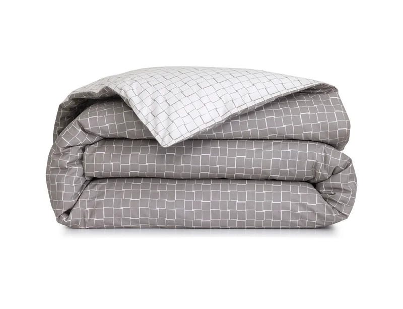 L BLOCK Greige - Percale de coton biologique