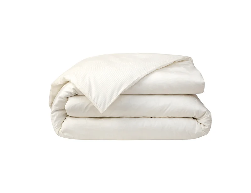 Drap housse Satin Jacquard - K HANADOT Blanc