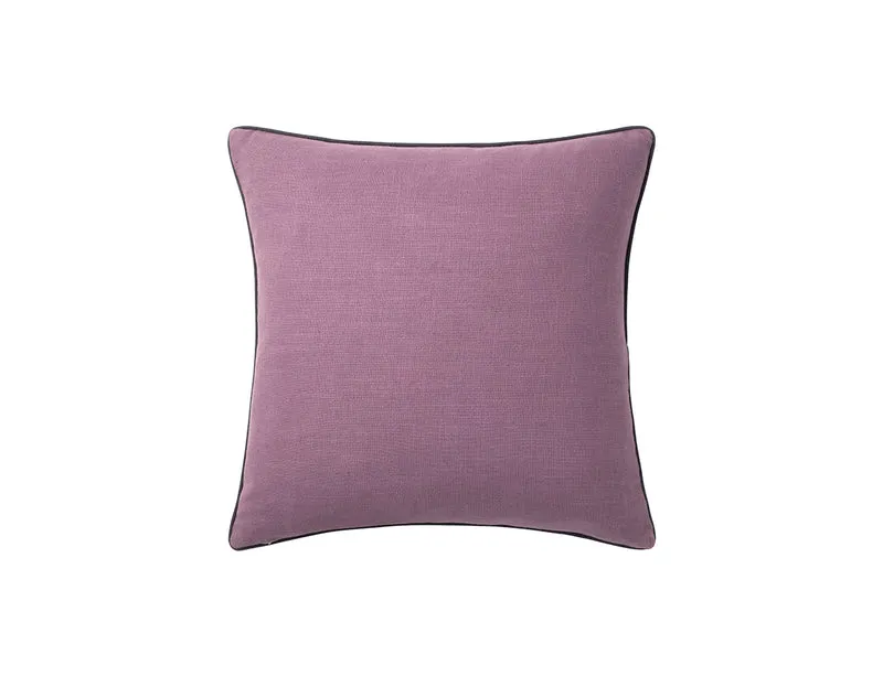 Coussin Coton brodé - ZEUS Violet