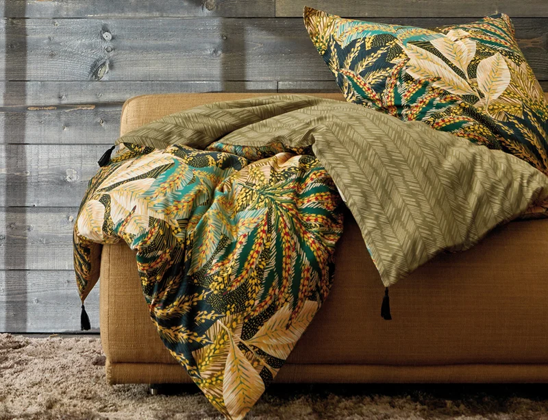 Courtepointe Satin de coton - FANTASMAGORIE Jungle