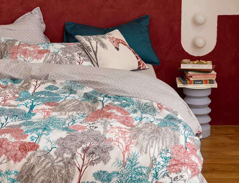 Drap-housse Percale de coton - VIE SAUVAGE