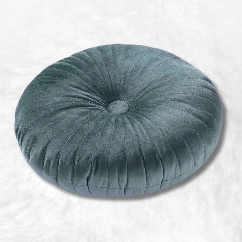 Coussin Yoga Rond Vert !