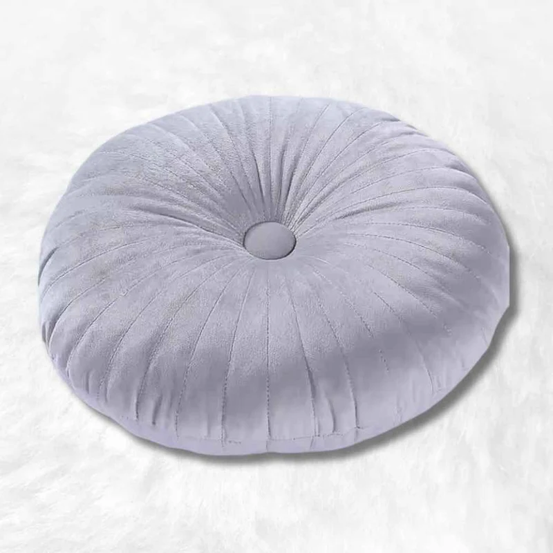 Coussin Yoga Rond Gris !